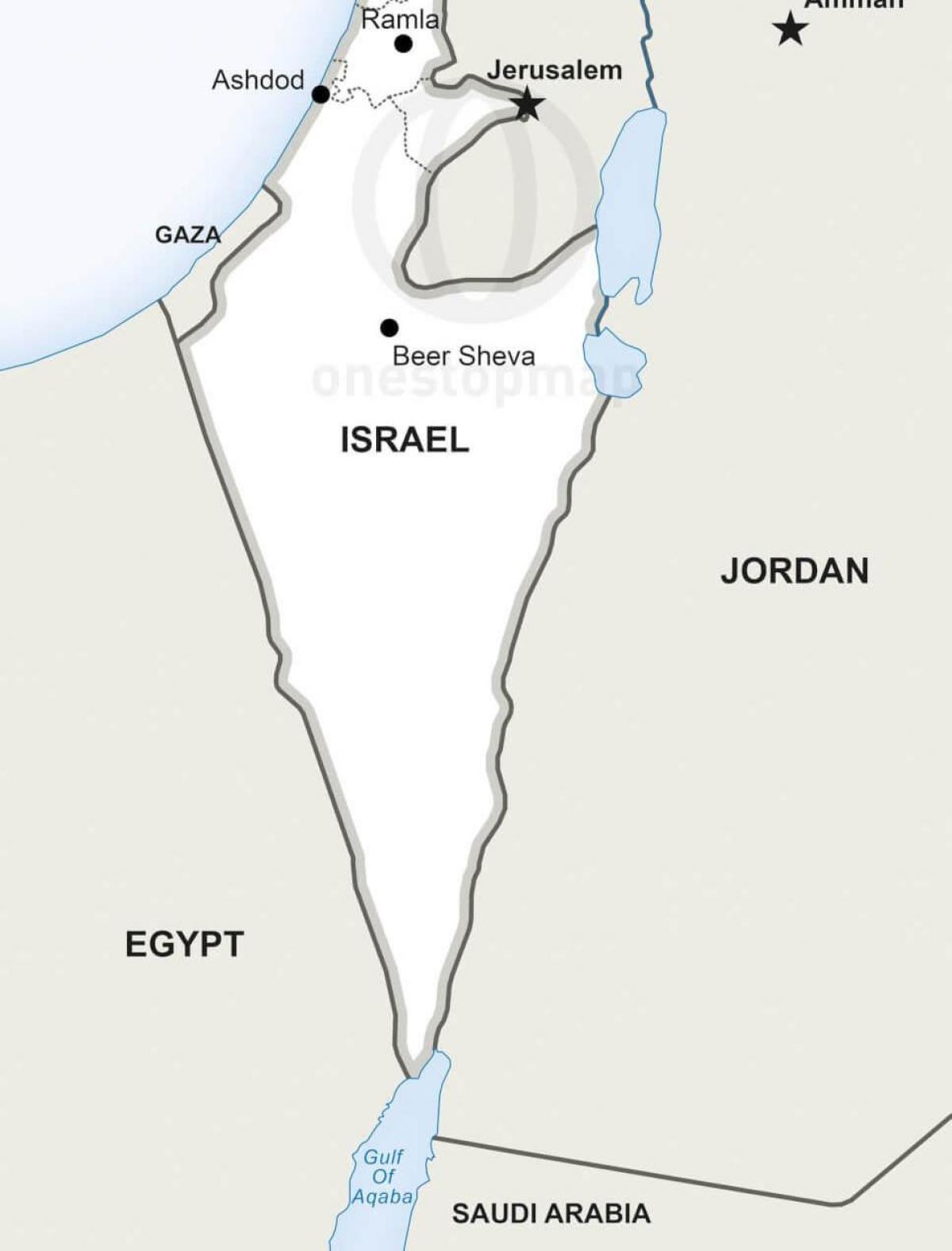 Zuid-Israëlische kaart